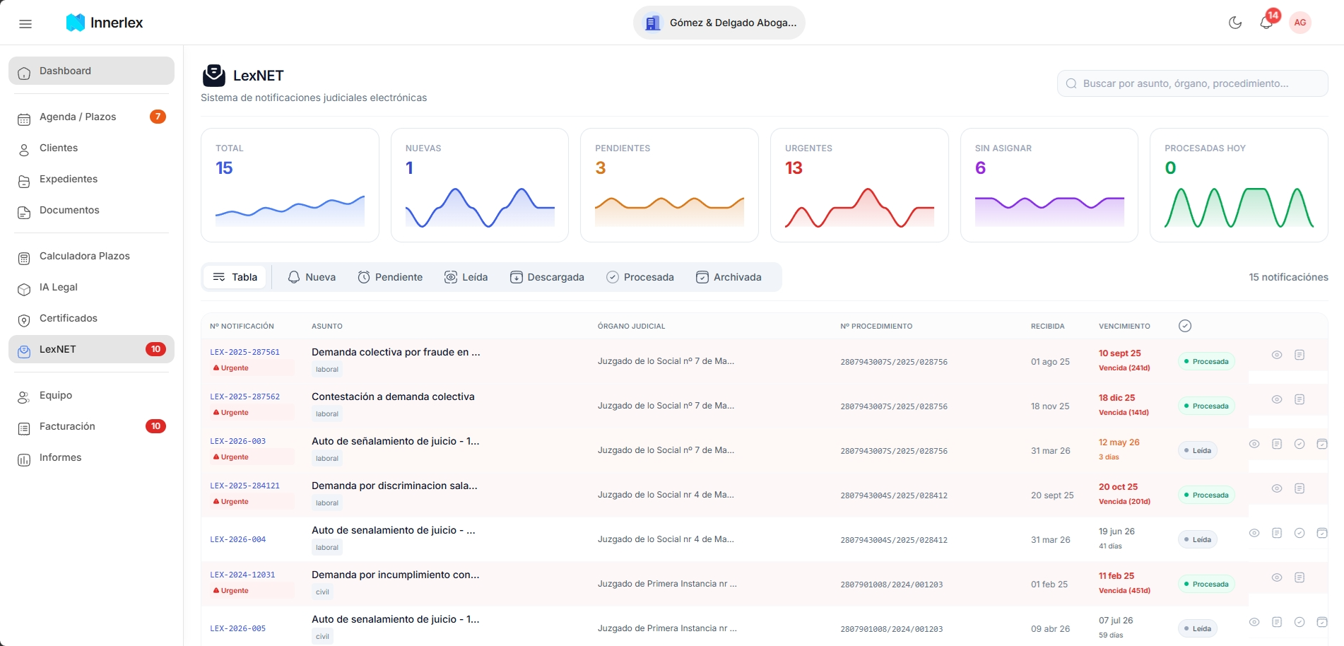 LexNET Interface